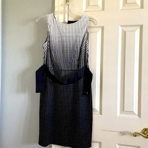 Black and white Ann Taylor dress